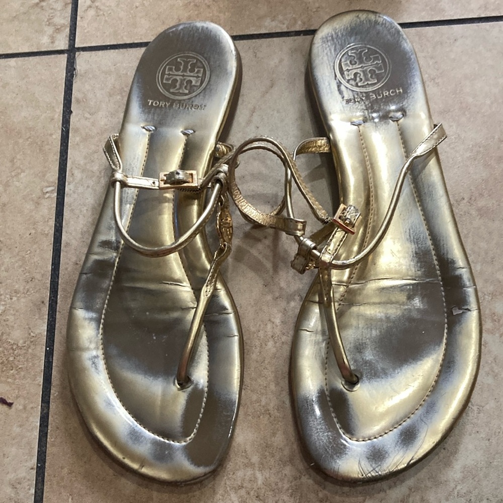 Tory Burch Gold Women's Sandals